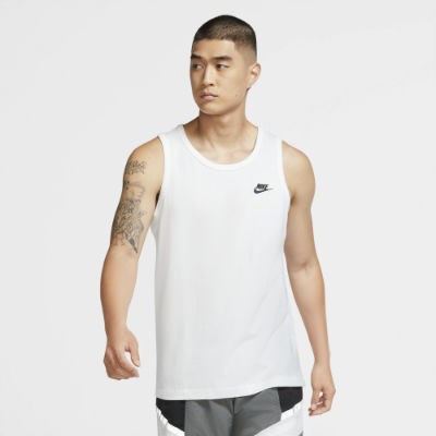 Nike Sportswear Tank - WHITE/CRIMSON TINT,||