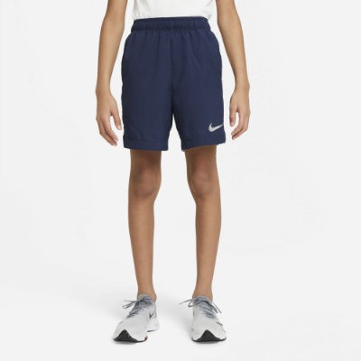Nike Instacool Shorts Kinder - MIDNIGHT NAVY/BLACK/CHALLENGE