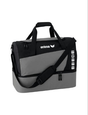 CLUB 5 sports bag with bottom case - granite/black