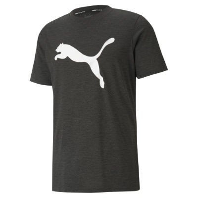 Puma Favourite Heather Cat Herren Trainings-T-Shirt - PUMA BLACK-RUN PRT