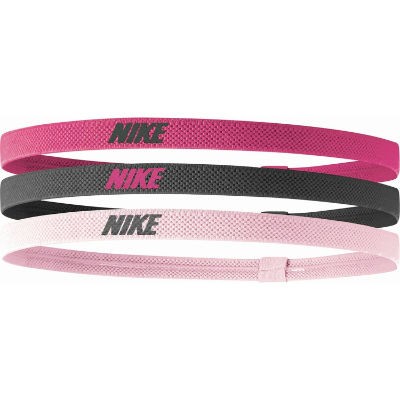 Nike Elastic Hairbands (3 Pack) - 658 spark/gridiron/pink glaze,||