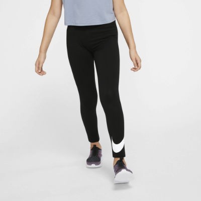 Nike Sportswear Mädchen-Tights - BLACK/WHITE