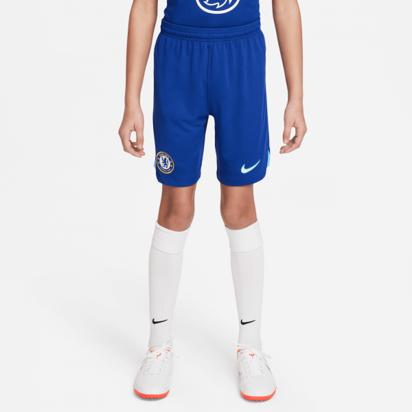 Nike Chelsea FC Heimshort 2022/23 Kinder - RUSH BLUE/WHITE/AMARILLO/WHITE,||