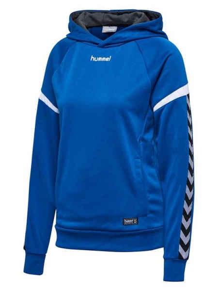 Hummel AUTH. CHARGE WO POLY HOODIE Damen - TRUE BLUE