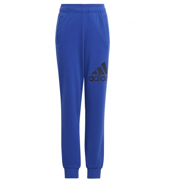 Adidas Sportswear Essentials Regular Fit Big Logo Cotton Joggers Pants - BLACK/RUNWHT/RED,||