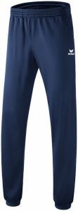 polyester shiny pant with rib inser - new navy