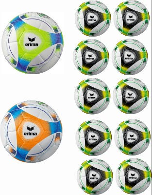 Ballpaket Hybrid Lite - 10 Trainingsbälle, 1 Ballnetz - diverse