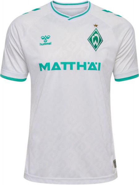Hummel Werder Bremen Auswärtstrikot 2023/24 Kinder - WHITE,||