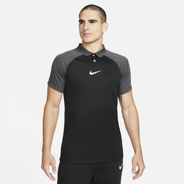 Nike Academy Pro Poloshirt - BLACK/BLACK/BLACK/WHITE,||