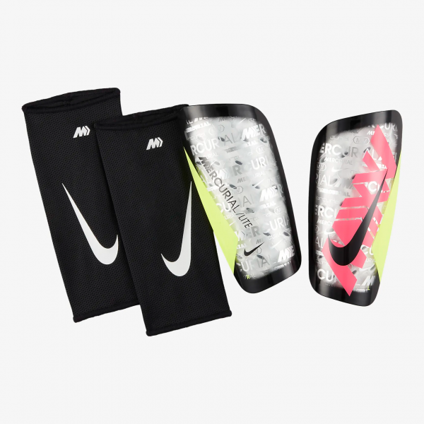 Nike Mercurial Lite 25 Schienbeinschoner - CLEAR/HYPER PINK/VOLT/BLACK,||