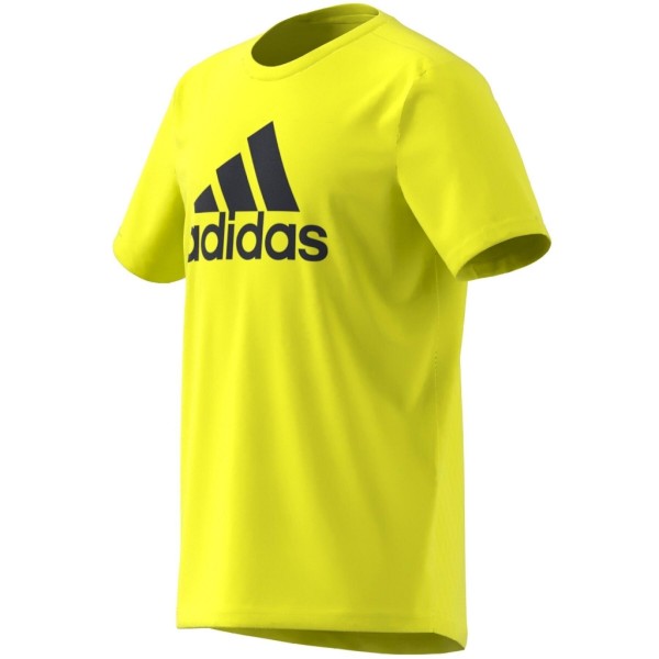 Adidas T-Shirt mit Logo Kinder - BLACK/RUNWHT/RED,||