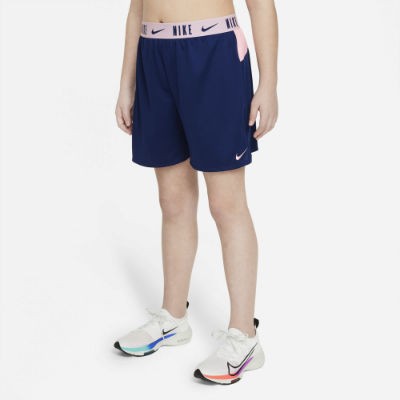 Nike Dri-Fit Trophy Shorts Mädchen - BLUE VOID/BLACKENED BLUE/BLACK