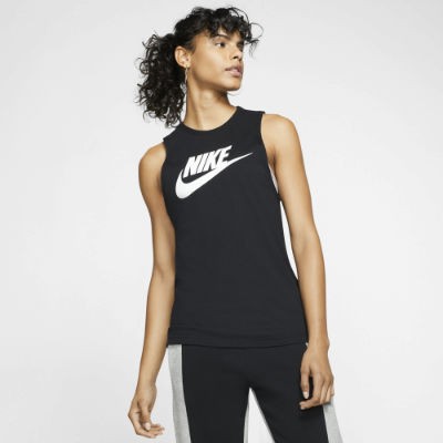 Nike Sportswear Muskel-Tanktop Damen - BLACK/WHITE