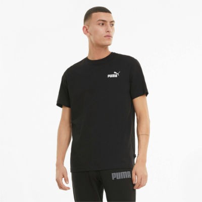Puma Essentials Herren T-Shirt - BLACK-NO1 LOGO