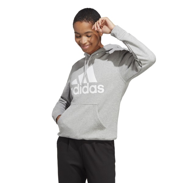 Adidas Essentials Big Logo Regular French Terry Hoodie Damen - BLACK/RUNWHT/RED,||