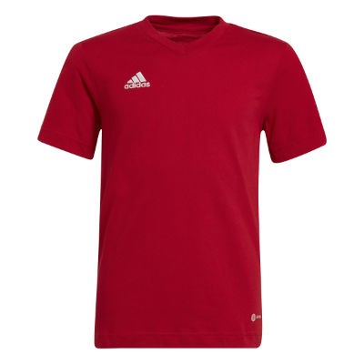 Adidas Entrada 22 T-Shirt Kinder - BLACK/RUNWHT/RED,||