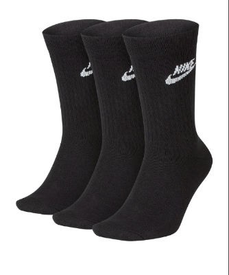 Nike Sportswear Crew-Socken - BLACK/WHITE
