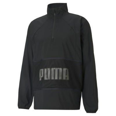 Puma Graphic Half-Zip Herren - PUMA BLACK-NRGY RED-PUMA WHITE