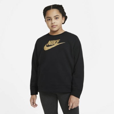 Nike Sportswear Rundhals Sweashirt Mädchen - BLACK/WHITE