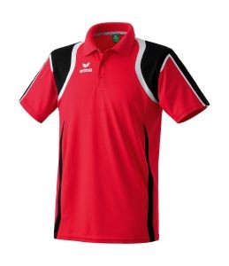 Razor Line Poloshirt men - red/black/white